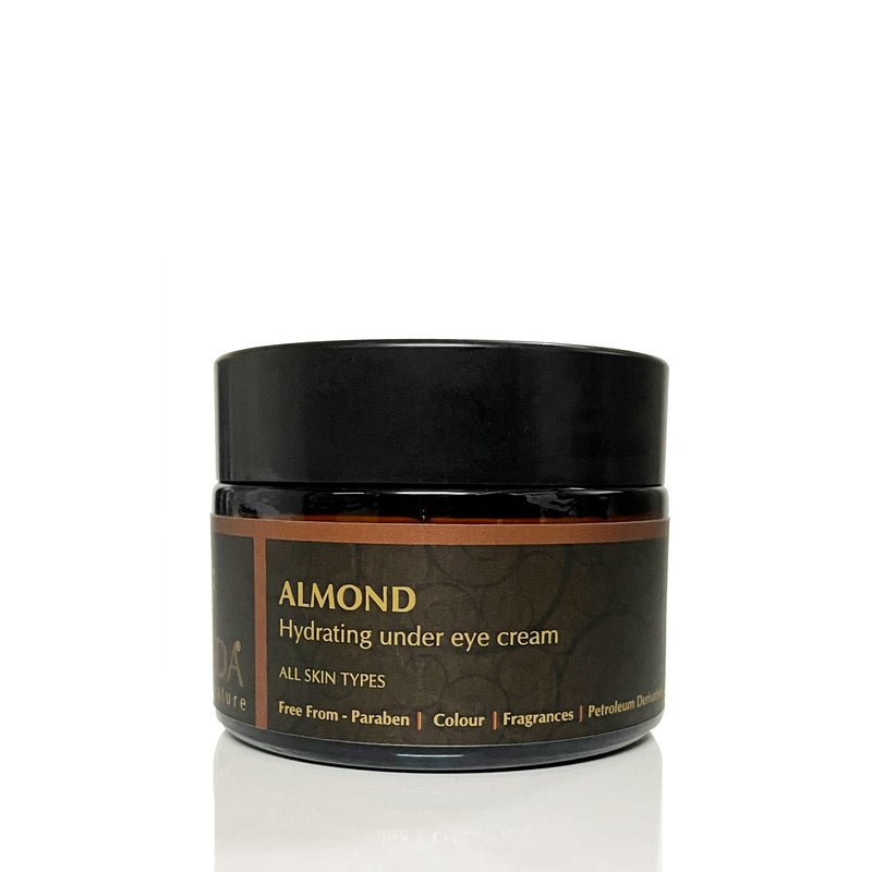 Almond Undereye Cream for Dark Circles and Puffiness, Anti Aging Eye Cream