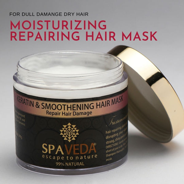 Keratin Rebalancing Hair Mask Deeply Conditions, Hydrates and Moisturizes Hair, without disrupting your vibrant colour